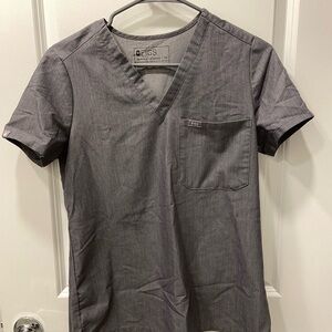 NWT FIGS Catarina Scrub Top - Graphite